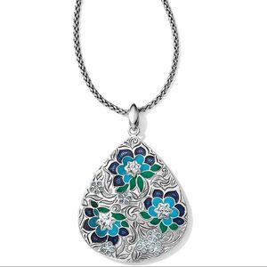 NEW Brighton Journey to India reversible pear shape pendant long necklace‎